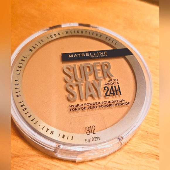 NEW Maybelline Super Stay 24H Hybrid Powder-Foundation Shade 312 6g - Picture 3 of 8